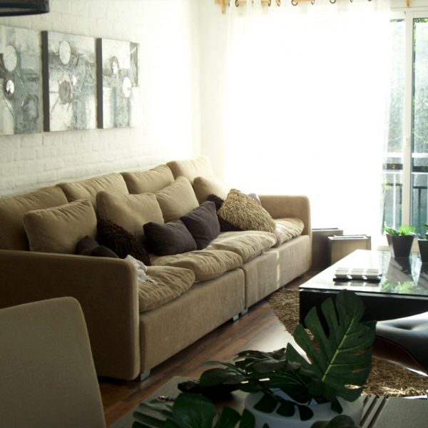 Apartamento amueblado - living